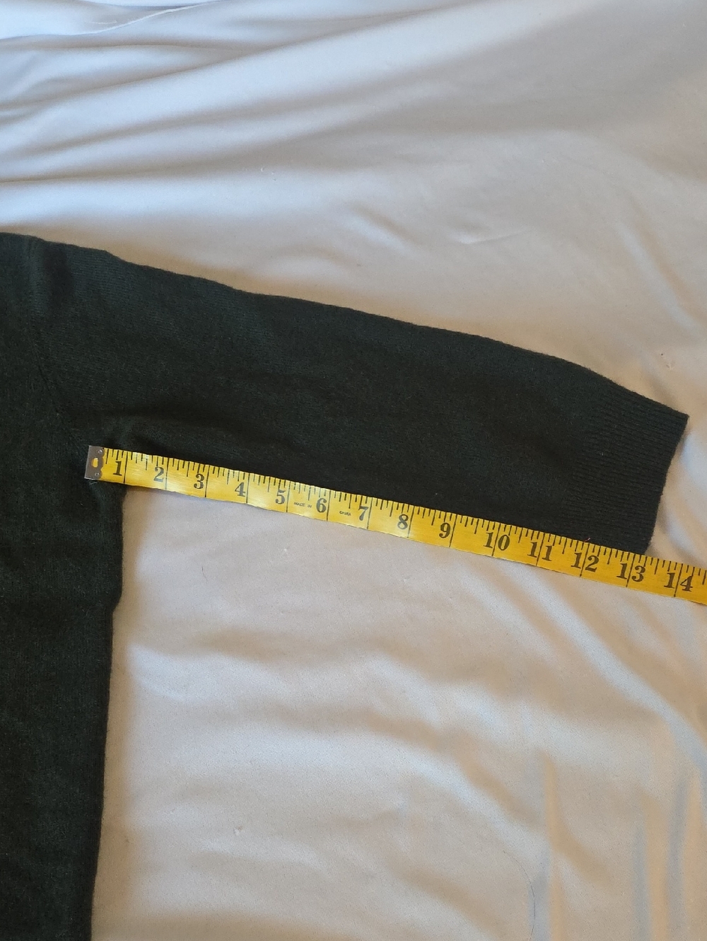 Lauren Ralph Lauren Forest Green Button-Front Cashmere Cardigan - Picture 5 of 6